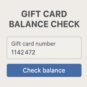 Check Your Gift Card Balance